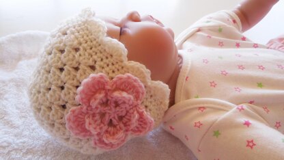 Baby Hat With Flower