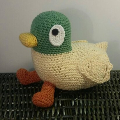 Sarah and Duck Amigurumi