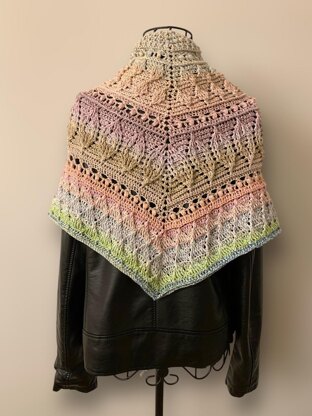 Flat Triangular Scarf "Naia"