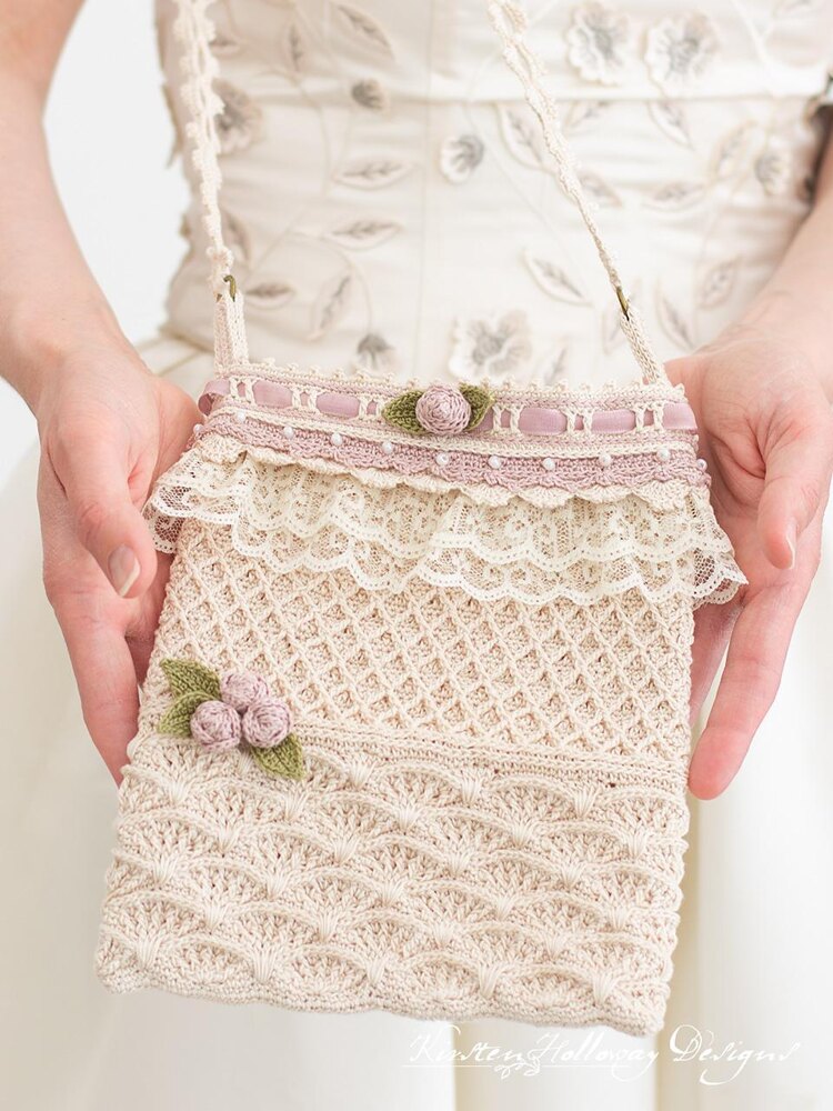 Lace on sale wedding bag