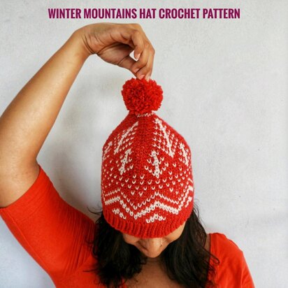 Winter Mountains Hat