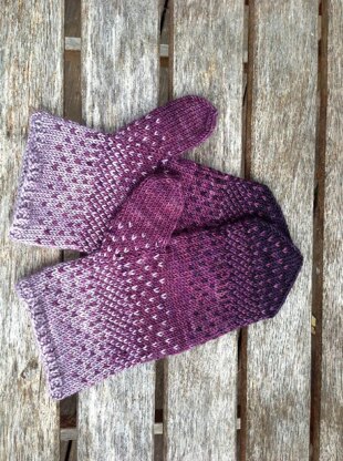 Purple Rain Mittens