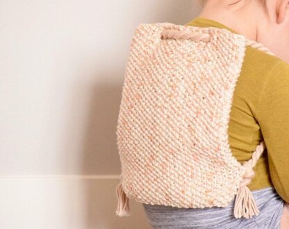 Seed stitch Backpack