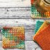 Linen Stitch Mug Rug