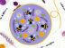 Oh Sew Bootiful Bees and Lavender Printed Embroidery Kit