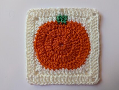 Pumpkin Granny Square