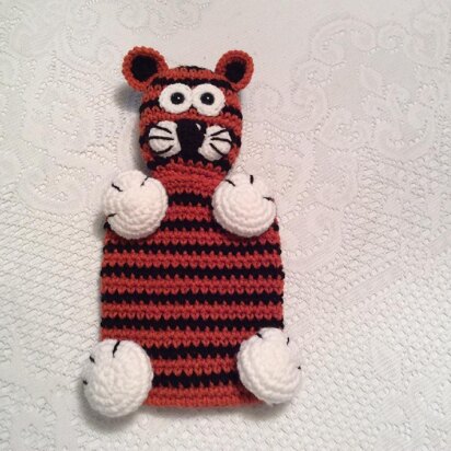 Tiger Snuggle Buddy Lovey or Security toy