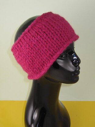 Simple Unisex Super Chunky 2 Button Headband