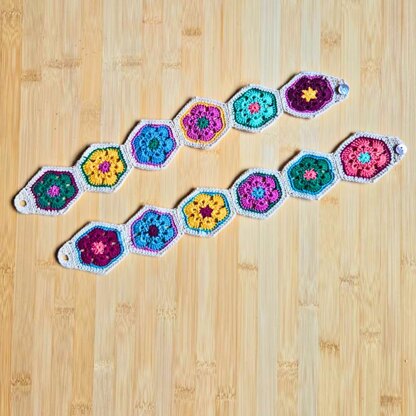 African Flower Curtain Ties