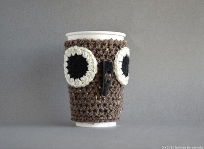 Owl Coffee Sleeve, Cup Cozy