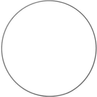 Rico Design Metal Ring Anthracite - 0,3 x30x30cm