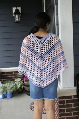 Radiance Crochet Poncho Pattern