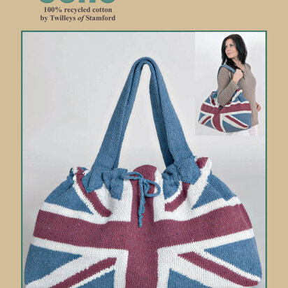 Union Flag Bag in Twilleys Freedom Echo DK - 9167