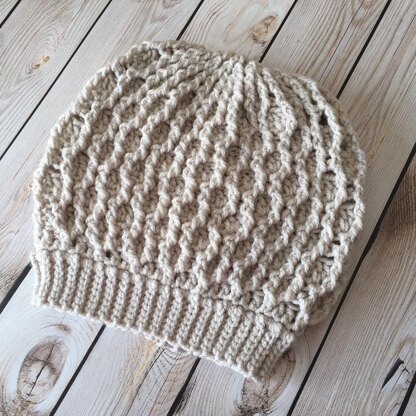 Chunky Honeycomb Ridges Slouch