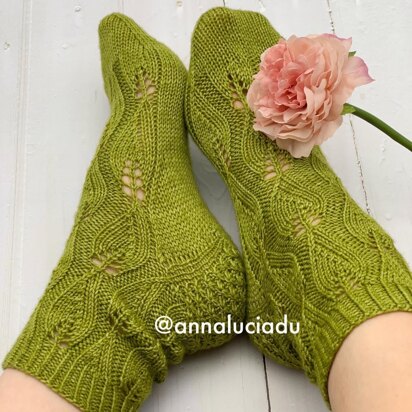 Lucky Leaf Sock