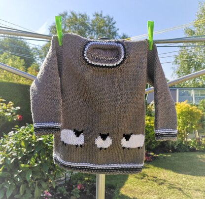 Child's Sheep DK Sweater