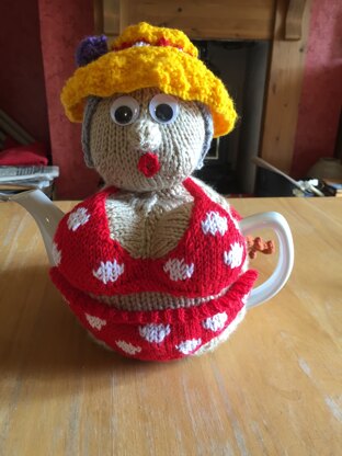 Beach babe tea cosy