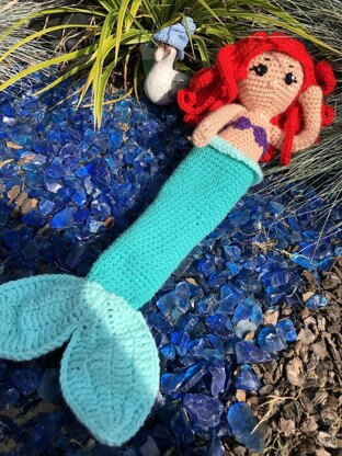 Ariel amigurumi doll