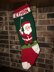 Santa Golf Stocking