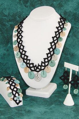 Faux Tatted Jewelry Set