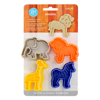 R&M Animal Pastry & Cookie Stamps Set of 4