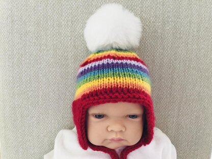 Baby Rainbow Hat