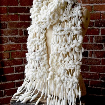 Wrapped Cocoon Scarf in Knit Collage Pixie Dust