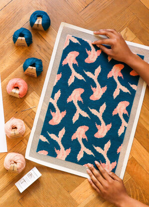 We Are Knitters Koi Petit Point Kit - 43 x 28 cm