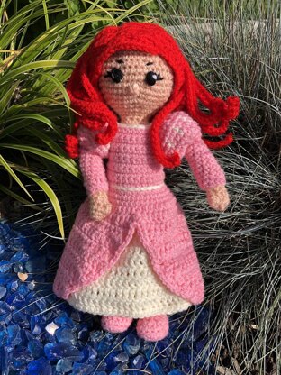 Ariel amigurumi doll