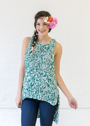 Soak Up The Sun Tank in Knit Collage Wildflower - Downloadable PDF