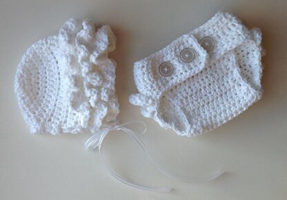 Ruffle Baby Bonnet