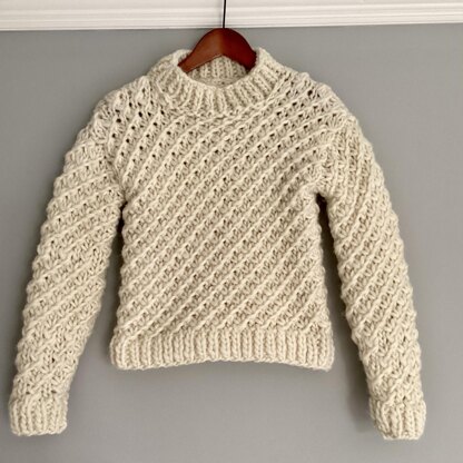 Leaf Stitch Textured Jumper