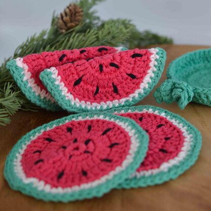 Watermelon Coaster Set