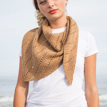 Trista Scarf in Berroco Pima 100 - 385-6 - Downloadable PDF