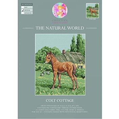 Creative World Of Crafts Colt Cottage Cross Stitch Kit - NWCS08