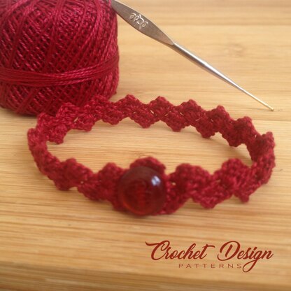 Just Beautiful Bracelet, chokers and anklet - CROCHET PDF PATTERN -