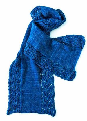 Shilasdair drop-leaf scarf