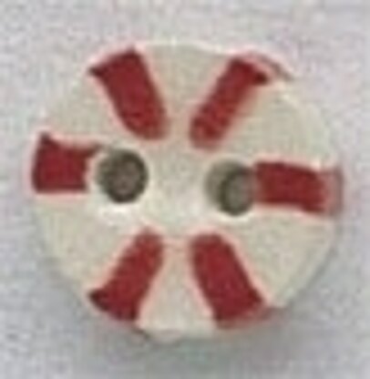 Mill Hill Button 86235 - Small Peppermint Candy