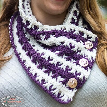 Striped Cluster Cowl