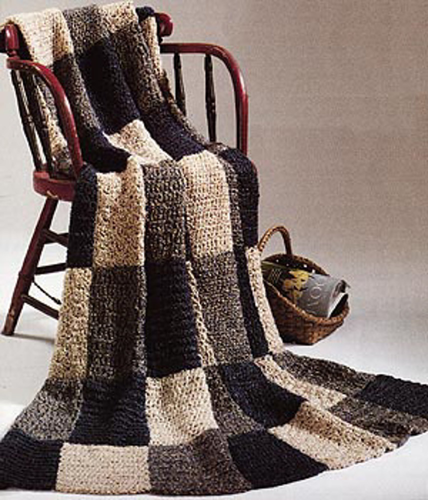 The Perfect HOMESPUN Yarn Blanket Pattern! 