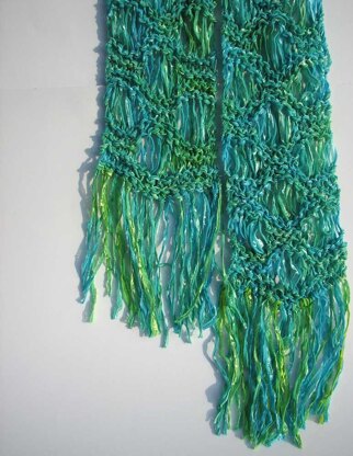 Ripple Drop-Stitch Scarf