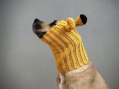 Crochet Giraffe Dog Snood