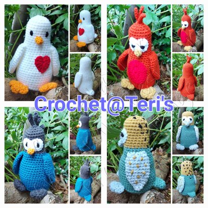 Cheeky Birds Doorstop Toys Collection #2