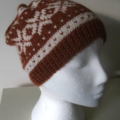 Nordic Ladies Beanie - knitting pattern