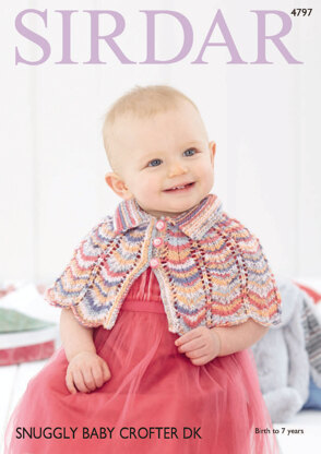 Capes in Sirdar Snuggly Baby Crofter DK - 4797 - Downloadable PDF