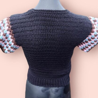 Vintage crochet vest top pattern