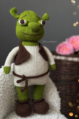 Shrek Knitting Pattern