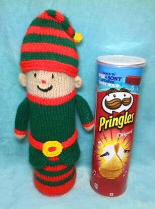 Elf Pringles Holder