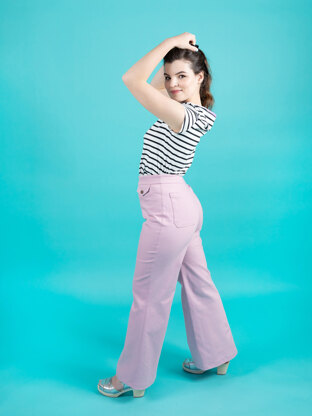 Tilly And The Buttons Jessa Trousers and Shorts Sewing Pattern 1025 - Paper Pattern, Size UK 6-20 / EUR 34-48