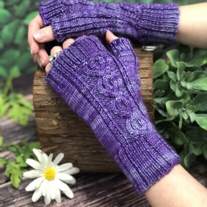 Orchid Bloom Mitts